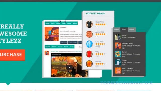 25+ Best Buddypress Wordpress Themes 2013 | ForWPThemes.com смотреть онлайн