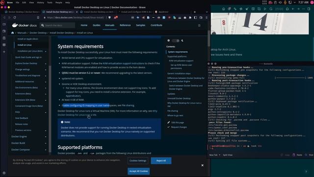 #docker #linux #archlinux #dd4l #install Docker + Docker Desktop Install Arch Linux - EXPERIMENTAL смотреть онлайн