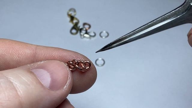 УСТАНОВКА ЗАМКА И КАРАБИНА НА ПЛЕТЕНУЮ ЦЕПОЧКУ смотреть онлайн