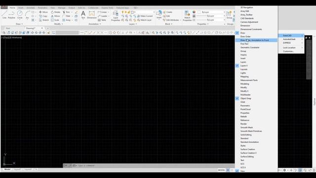 How to Restore Missing Ribbon, Toolbar and Command Line Window in AutoCAD | AutoCAD Tips and Tricks смотреть онлайн