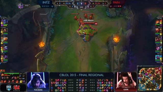 INTZ x paiN - Final Regional CBLoL 2015 - Jogo 1 смотреть онлайн