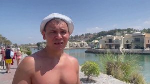 COVE ROTANA Resort . Территория отеля 1ч. "Много зелени и движения"