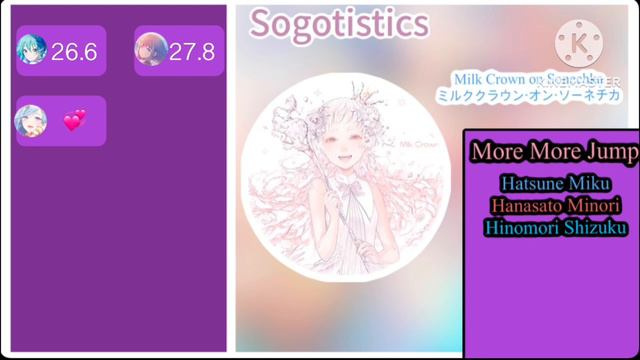 Milk Crown on Sonechka ミルククラウン・オン・ソーネチカ ( More More Jump ) - Line Distribution смотреть онлайн