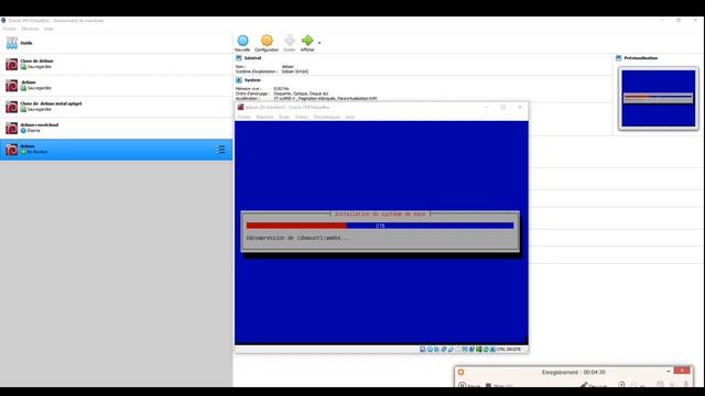 installation debian 11 Oracle VM смотреть онлайн