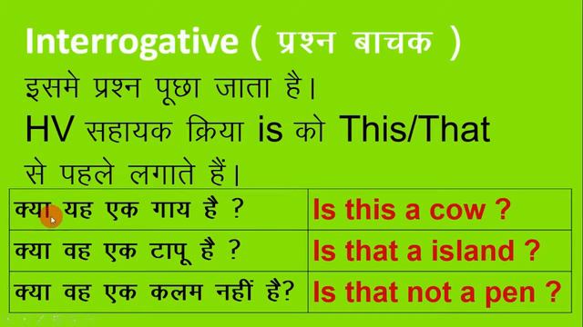 Use of This,That,These and Those in simple,negative and interrogative sentences смотреть онлайн