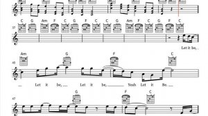 Let It Be - sheet music