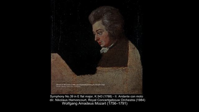 W.A. Mozart - Symphony No.39 in E flat major, K.543 (dir. Nikolaus Harnoncourt, 1984) смотреть онлайн