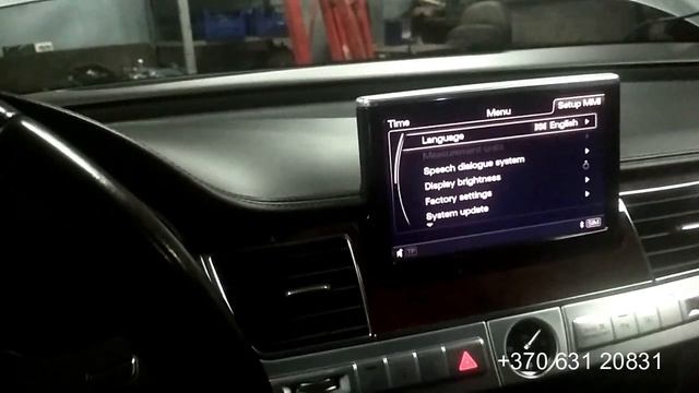Audi A8 D4 2014 USA EU žibintai, radijo dažnis, MMI, navigacijos žemėlapiai. Sueuropinimas смотреть онлайн