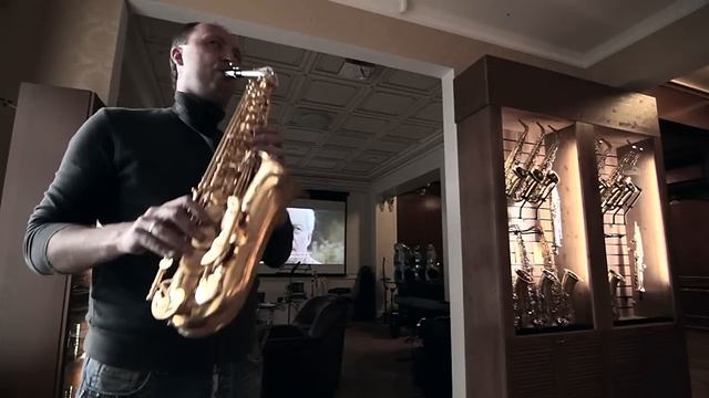 Rampone R1 Jazz Silver Neck alto saxophone test 1 by Владимир Соколов смотреть онлайн
