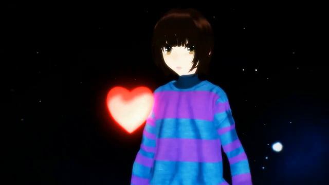 【MMD x Undertale】【frisk x chara】- Gasoline смотреть онлайн