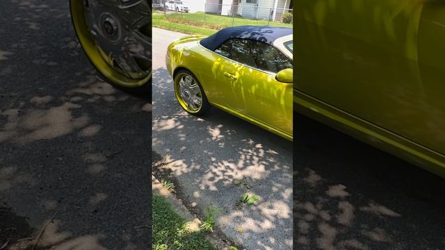 Memphis10 1st n the world Candy xk drophead Jaguar on 26” dubs Bernadino смотреть онлайн