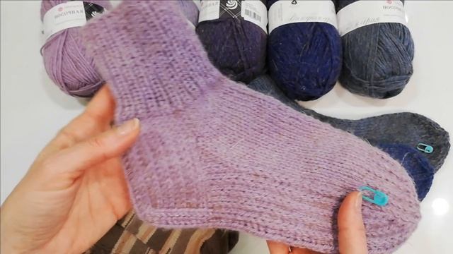ОБЗОР "Носочной" пряжи. Как и из чего я вяжу носки??КлубокЖеланий смотреть онлайн