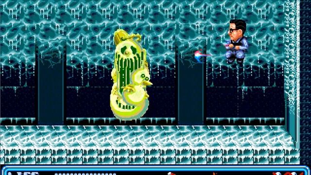 Ghostbusters(Genesis) The Snowman boss battle (No Damage) смотреть онлайн