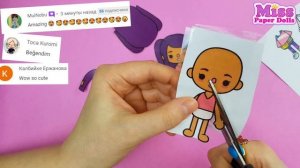 Diy Toca Boca paper doll + schemes for printing  / toca life world / Miss Paper Dolls