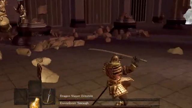 Dark Souls Remastered: Ornstein & Smough: Samurai Build Test смотреть онлайн