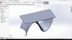 SolidWorks | Работа С Поверхностями | Стол