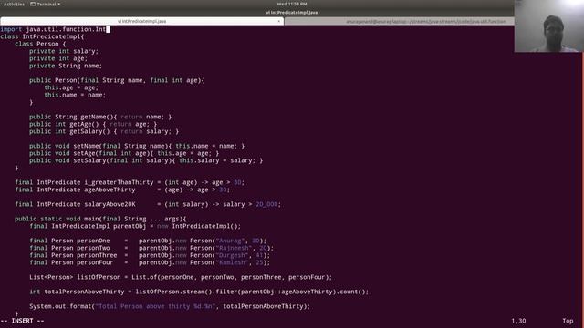 java.util.function.IntPredicate implementation using modern java. смотреть онлайн