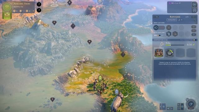Humankind - Early Game Beginners Guide | Nomad Units, Settling Cities, Curiosities & More! смотреть онлайн