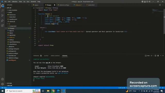 JavaScript Spread Operator and Rest Operator смотреть онлайн