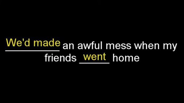 interchange 3 -unit 4- past perfect vs simple past -song -answers смотреть онлайн