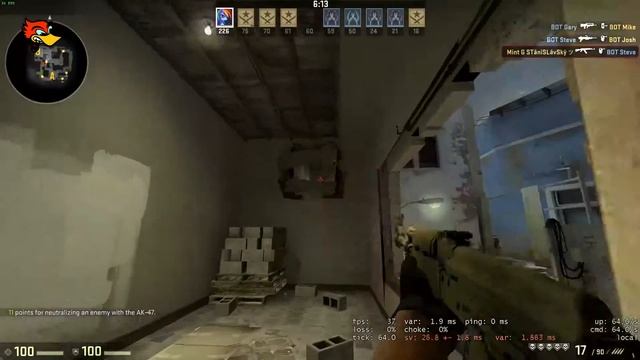 CSGO-Mirage Winter Mode for Christmas смотреть онлайн