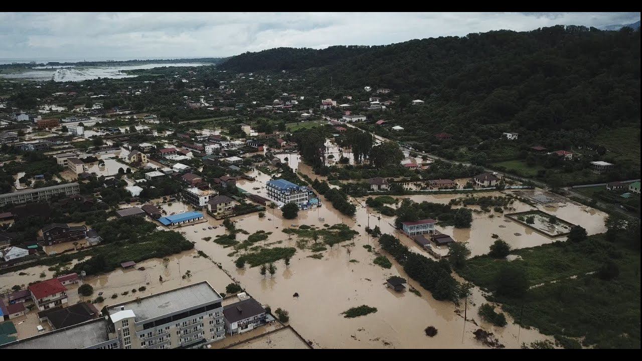 Наводнение в Абхазии 9 июля 2023. Село Лдзаа. смотреть онлайн