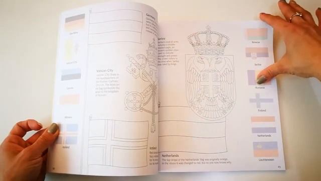 Flags of the world colouring and sticker book - Usborne смотреть онлайн