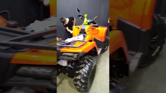 оклейка плёнкой квадроцикла @CfmotoCfmoto @grizzly_ru смотреть онлайн