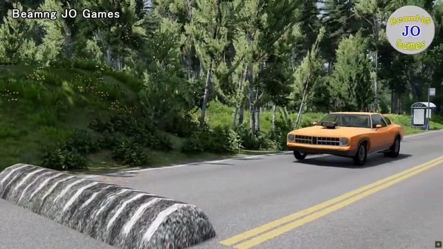Cars vs Massive Speed Bumps #19 – BeamNG JO Games смотреть онлайн
