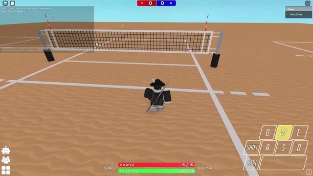 How to do the "Mid Air Flick" spike serve tutorial! | ROBLOX Volleyball смотреть онлайн