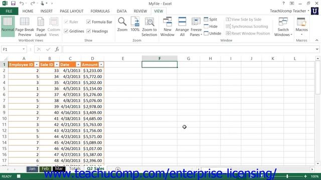 Microsoft Office Excel Tutorial 2013 Running Macros 37.3 Employee Group Training смотреть онлайн
