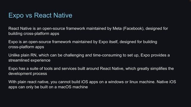 React Native Tutorial - 2 - Expo vs React Native смотреть онлайн