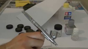 Стендовый моделизм - компрессор Jas 1211 и аэрограф Jas 1113 - тест аэрографа и компрессора