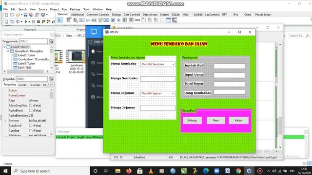 Tutorial membuat Program sederhana menggunakan app Lazarus смотреть онлайн