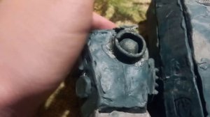 Panzerkampfwagen V Panther Ausf. G из пластилина. с экипажем внутри
