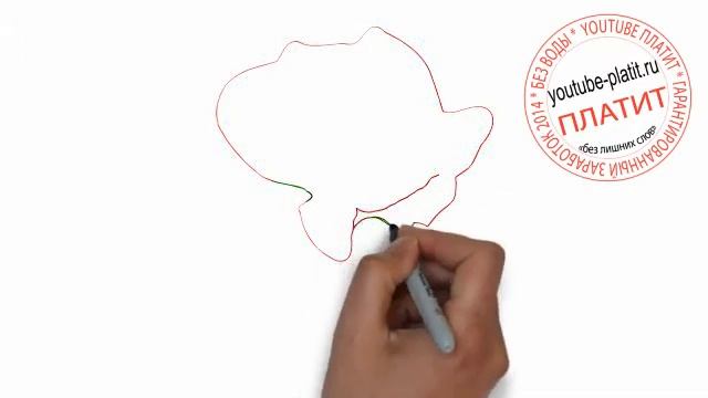 Как нарисовать красивую розу для детей смотреть онлайн