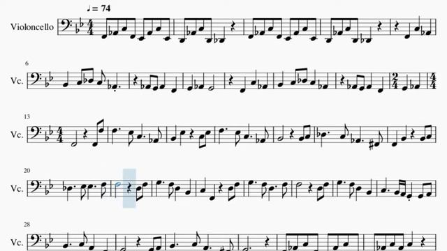 Cello Sheet Music: How to play One United People by Jehovah's Witnesses смотреть онлайн
