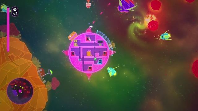 1-player mode (with space-cat!) in Lovers in a Dangerous Spacetime смотреть онлайн