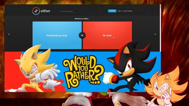 I REACT to Shadow and Fleetway Sonic Play WYR! - INTRODUCING THE OTHER FLEETWAY! смотреть онлайн