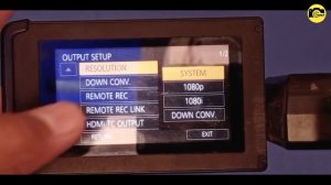 Pv100 live output | penasonic camre ko live kese chalaye | HDMI OUTPUT | camera settings