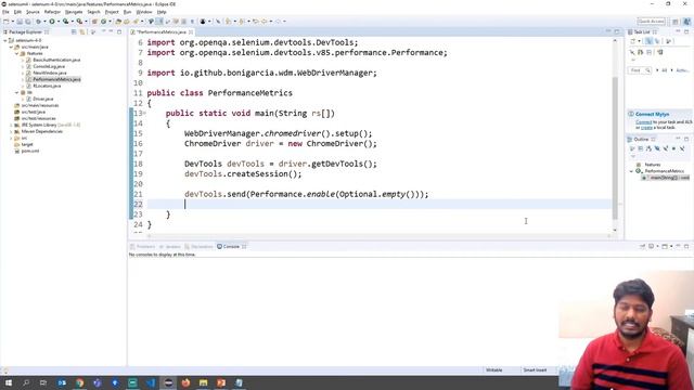 06 - Selenium 4.0.0 - Chrome Dev Tools - Example to Capture Performance Metrics of website смотреть онлайн