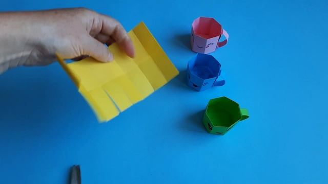 Чашечка из бумаги / Paper Cup/ Как сделать чашечку из бумаги
