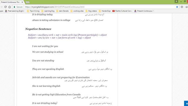 Present Continuous Tense| Present progressive Tense Complete Exercises In Urdu - Hindi смотреть онлайн