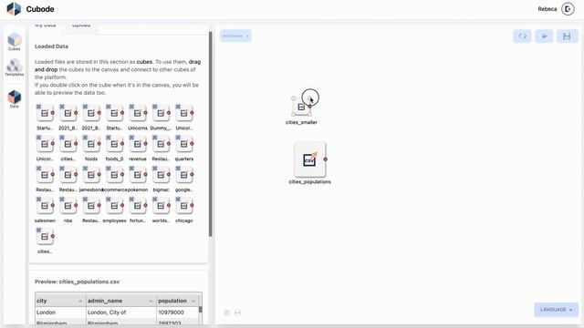 Learning How To Join Two CSV's With Python Using Cubode - Inner Join Basic Template - Data Science смотреть онлайн