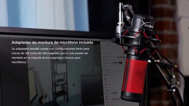 HyperX QuadCast - Micrófono Gaming смотреть онлайн