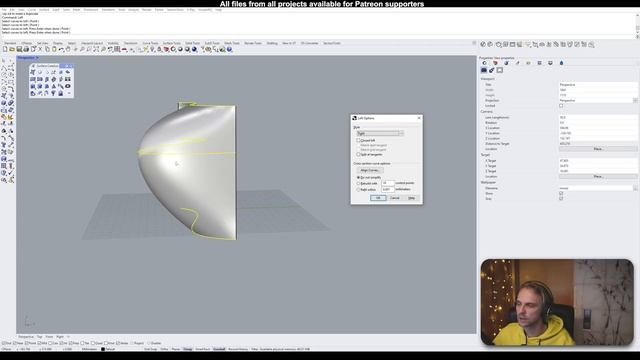Rhino 3D Introduction for Architects - Full Course (2023 Update) - Part 1 смотреть онлайн