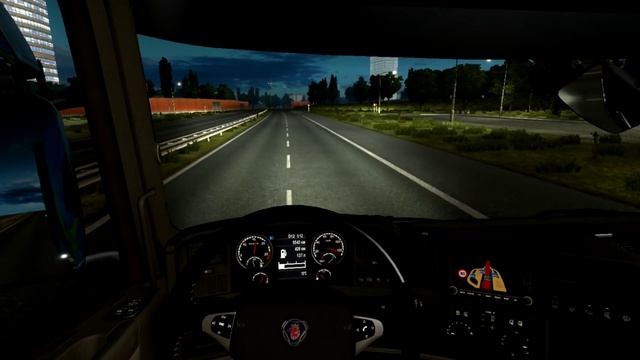 НОЧНЫЕ ГОНКИ НА ГРУЗОВИКАХ - Euro Truck Simulator 2 (ETS 2) смотреть онлайн