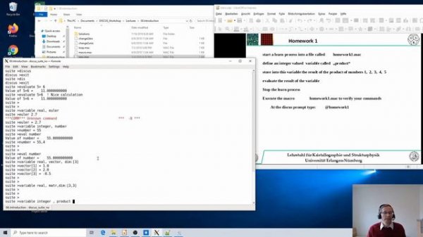 DISCUS syntax user interface