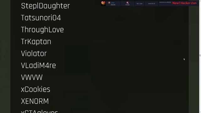 War Rock ban-list (July 1 2020 - July 31 2020).Luigi(clan:èliteWR)banned!! смотреть онлайн