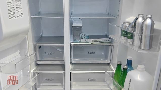 Review Terbaru !!! LG Side By Side 2022 GC-L257SLNL